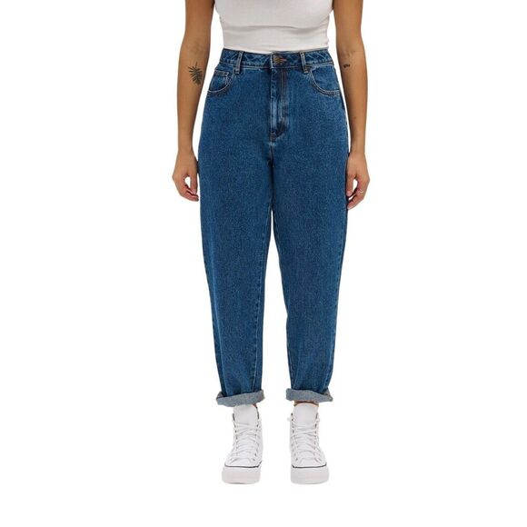 B6 90s VTG Gap Denim Mom Jeans Blue‎ Size 29x32 Medium Wash - Picture 1 of 8